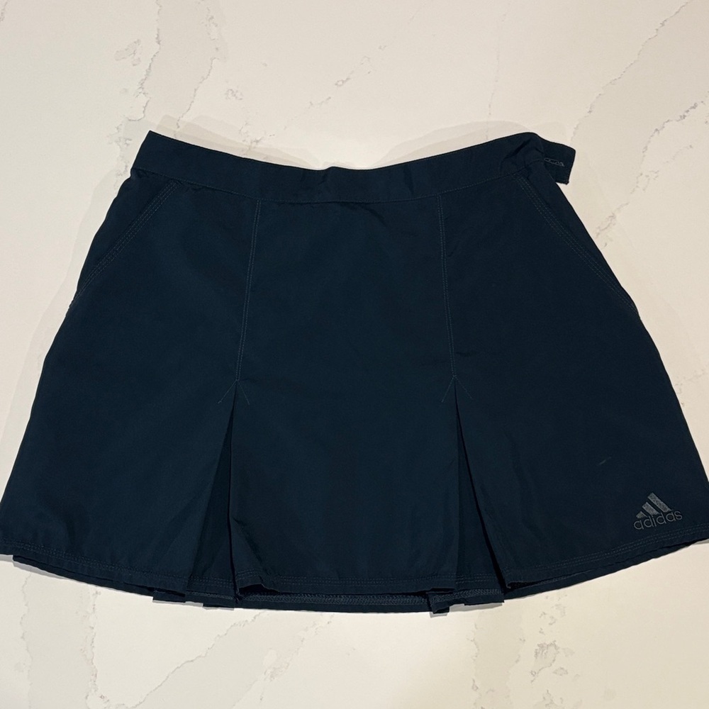 Vintage Adidas Mini Tennis Dark Blue Athletic Skirt Size M/L